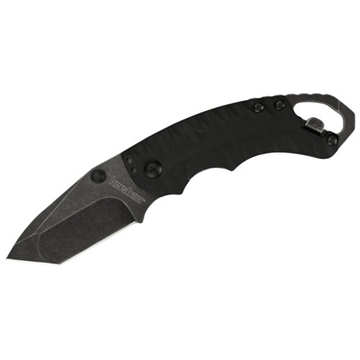 Picture of Kershaw Shuffle II 2.60" Folding American Tanto Plain Black Oxide 8Cr14MoV SS Blade Black Glass-Filled Nylon Handle Clamshell Packaging 8750TBLKBWX