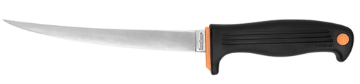 Picture of Kershaw Clearwater 7" Fixed Fillet Plain Satin 420J2 SS Blade Black Co-polymer Handle Includes Sheath 1257X