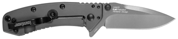 Picture of Kershaw Cryo 2.75" Folding Drop Point Plain Gray TiN 8Cr13MoV SS Blade Gray PVD Stainless Steel Handle Clamshell Packaging 1555TIX