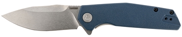 Picture of Kershaw Kershaw Lucid, Folding Knife/Assisted, 3.2", Plain Edge, 8Cr13MoV Construction, Stonewash Finish, Glass Filled Nylon Handle, Stonewash Finish, Blue 2036
