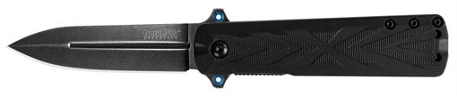 Picture of Kershaw Barstow 3" Folding Spear Point Plain Black Oxide Blackwash 8Cr13MoV SS Blade Black Glass-Filled Nylon Handle Includes Pocket Clip 3960