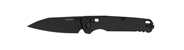 Picture of Kershaw BEL AIR, Folding Knife, Plain Edge, CPM Magnacut Blade Steel, PVD Finish, Black, Aluminum Handle, Dura Lock, 3.1" Blade, 7.3" Overall Length, Includes Pocket Clip 6105BLK
