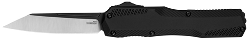 Picture of Kershaw Livewire Automatic 3.30" OTF Reverse Tanto Plain Black PVD Flats/Satin Grinds CPM MagnaCut Steel Blade, Black Anodized Aluminum Handle 9000R