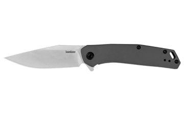 Picture of Kershaw ALIGN, 3.15" Folding Knife, Clip Point Plain Edge, Stainless Steel Handle, 8Cr13MoV Steel, Satin Finish, Gray PVD Coating 1405