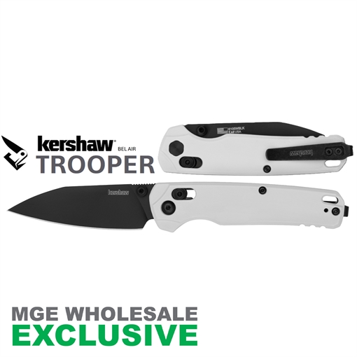Picture of KERSHAW BEL AIR TROOPER WHT/BK 6106WBLK