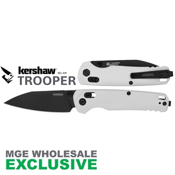 Picture of KERSHAW BEL AIR TROOPER WHT/BK 6106WBLK
