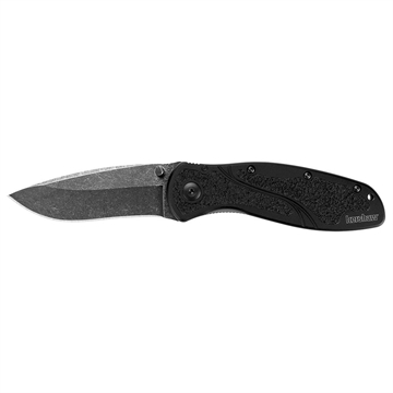 Picture of Kershaw Blur Folding Knife 3-2/5" Drop Point Blade Black 1670BW