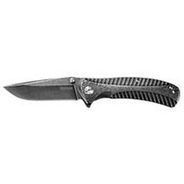 Picture of Kershaw Starter Folding Knife 3-2/5" Drop Point Blade Blackwash 1301BW