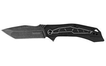 Picture of Kershaw Flatbed, Folding Knife/Assisted Open, 3.1" Blade, Tanto Point, 8Cr13MoV Steel, BlackWash Finish, Black G10 Grip 1376