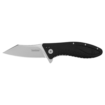 Picture of Kershaw Grinder Folding Knife 3-1/4" Clip Point Blade Black 1319 087171044736