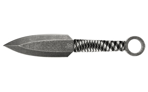 Picture of Kershaw Ion Fixed Blade Knife, 4.5" Blade, 3CR13 Steel, BlackWash Finish, Plain Edge, Set of 3 Throwing Knives 1747BWX
