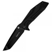 Picture of Kershaw Brawler 3" Folding Tanto Plain Black Oxide 8Cr13MoV SS Blade Black Glass-Filled Nylon Handle Includes Pocket Clip 1990
