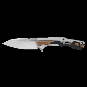 Picture of Kershaw Endgame Folding Knife 3-1/4" Spear Point Blade Bronze Silver 2095 087171060705