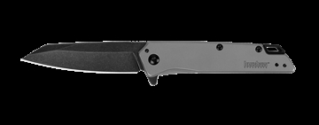 Show details for Kershaw Misdirect 2.90" Folding Reverse Tanto Plain Black Oxide Blackwash 4Cr14 Blade Gray Bead Blasted Stainless Steel Handle Includes Pocket Clip 1365 Picture of Kershaw Misdirect 2.90" Folding Reverse Tanto Plain Black Oxide Blackwash 4Cr14 Blade Gray Bead Blasted Stainless Steel Handle Includes Pocket Clip 1365
