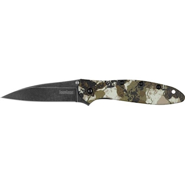 Picture of Kershaw Leek Folding Knife 3" Drop Point Blade Kings Camo 1660KCX