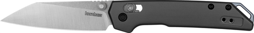 Picture of Kershaw Mini Iridium, Folding Knife, 3" Reverse Tanto Blade, D2 Blade Steel, 6.9" Overall Length, DuraLock, Satin Finish, Silver Blade, Gray Handle 2051R