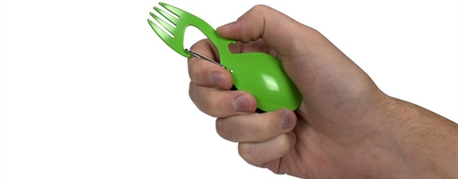 Picture of Kershaw Ration Green Eating Utensil / Multi-Tool - 4-3/5" Overall Length 1140GRNX