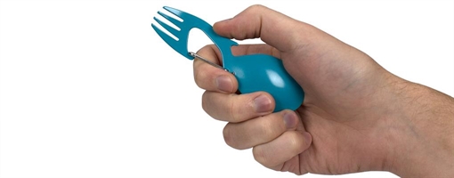 Picture of Kershaw Ration Teal Eating Utensil / Multi-Tool - 4-3/5" Overall Length 1140TEALX