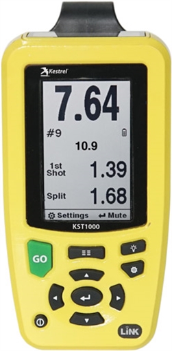 Picture of Kestrel KST1000, Yellow, Shot Timer 0740LYEL