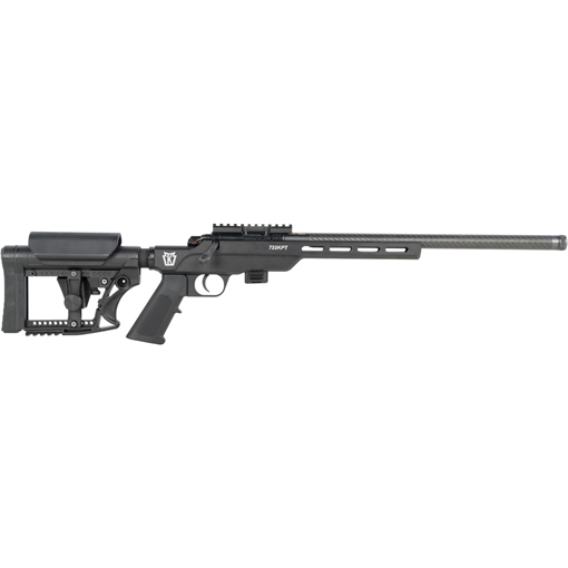 Picture of Keystone Keystone Carbon Precision Trainer Model 722 Rifle 22 lr 16.5in Alum BLK/Carbon Threaded Barrelw/Case KSA20490