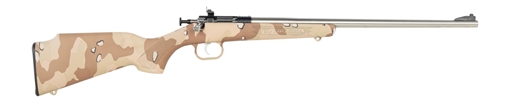 Picture of Keystone Sporting Arms Keystone Crickett Hydro-Dipped Synthetic Rifle 22 LR 16.1 in. Stainless/Desert Storm Camo KSA2179