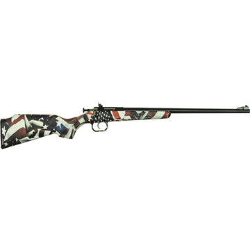 Picture of Keystone Sporting Arms Keystone Crickett Hydro-Dipped Synthetic Rifle 22LR Grand Union Blued KSA2169
