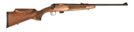 Picture of Crickett Model 722 Classic Youth 22 LR 7+1 20" Blued Button-Rifled Target Barrel & Steel Receiver, Fixed Front/Adjustable Rear Sights, Walnut Stock w/13.50" LOP, Rebounding Firing Pin Safety KSA20020