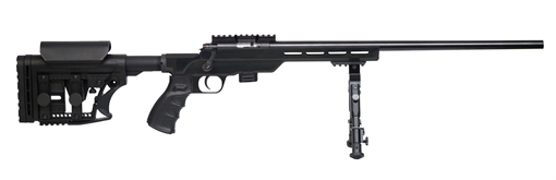 Picture of KEYSTONE ADULT 722 KPT RIB 22 LR 16.5 IN THREADED 12/2X28 BULL BBL BLK SYN BLUE HRD CASE 1/7 RD MAG KSA20450