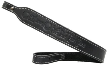 Picture of Crickett Rifle Sling Embossed Black Leather, 23"L x 1.75" W KSA800