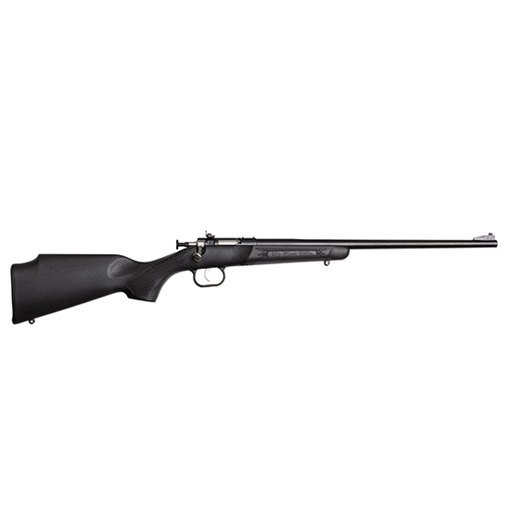 Picture of Crickett Youth 22 LR 1rd 16.12" Blued Barrel & Receiver, Fixed Front/Adjustable Rear Peep Sights, Black Synthetic Stock w/11.5" LOP, Rebounding Firing Pin Safety KSA2240
