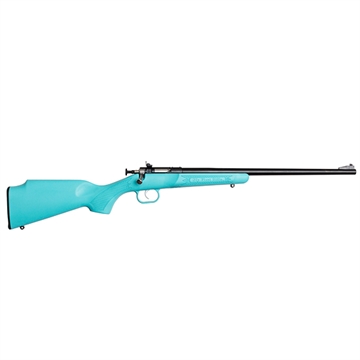 Picture of Crickett Youth 22 LR 1rd 16.12" Blued Barrel & Receiver, Fixed Front/Adjustable Rear Peep Sights, Blue Synthetic Stock w/11.5" LOP, Rebounding Firing Pin Safety KSA2302