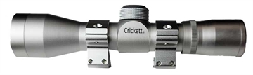 Picture of Crickett Compact Silver 4x32mm, Includes Rings KSA054S