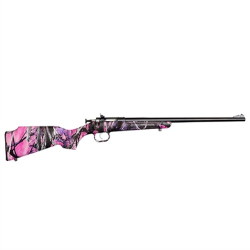 Picture of Crickett Youth 22 LR 1rd 16.12" Barrel & Receiver, Fixed Front/Adjustable Rear Peep Sight, Hydro Dipped Muddy Girl Synthetic Stock w/11.5" LOP, Rebounding Firing Pin Safety KSA2160