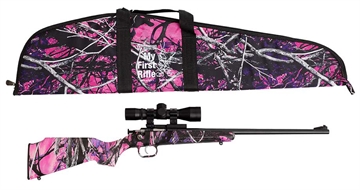 Picture of Keystone Keystone Crickett Package Rifle 22 LR 16 in. Muddy Girl with Scope RH KSA2160BSC