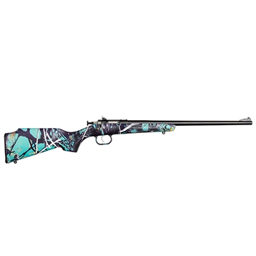 Picture of Crickett Youth 22 LR 1rd 16.12" Blued Barrel & Receiver, Fixed Front/Adjustable Rear Peep Sights, Muddy Girl Serenity Synthetic Stock w/11.5" LOP, Rebounding Firing Pin Safety KSA2172