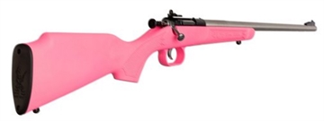 Picture of Crickett Youth 22 LR 1rd 16.12" Stainless Single Shot Barrel, Blued Stainless Steel Receiver, Pink Fixed Synthetic Stock, Right Hand KSA2221
