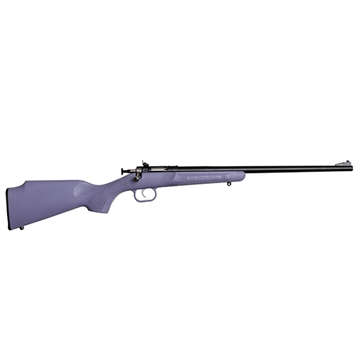Picture of Keystone Sporting Arms Crickett, Generation 2, Bolt Action Rifle, Single Shot, Compact, 22 LR, 16.125" Barrel, Matte Blued Finish, Purple Synthetic Stock, Adjustable Sights, Right Hand KSA2306