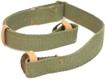 Picture of Crickett Dog Collar Green Canvas w/Leather Trim Adjustable KSA803