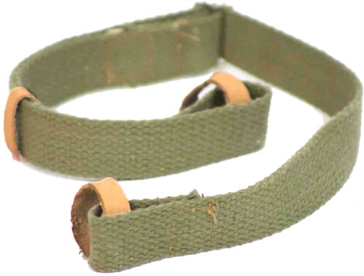 Picture of Crickett Dog Collar Green Canvas w/Leather Trim Adjustable KSA803