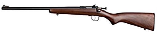 Picture of Crickett My First Rifle Gen2 22 S/L/LR Single Shot 16.10" Stainless Steel Barrel & Receiver, American Walnut Fixed Stock, EZ Loader, Left Hand KSA2238LH