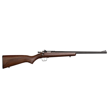 Picture of Crickett Youth 22 WMR 1rd 16.12" Barrel & Receiver, Fixed Front/Adjustable Rear Peep Sights, Walnut Stock w/11.5" LOP, Rebounding Firing Pin Safety KSA2338