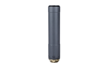 Picture of KGM RF22, Suppressor, 22 Cal, Titanium/Stainless Steel/Aluminum Construction, C-Series Cerakote Finish, Sniper Gray, Includes 1/2x28 Direct Thread Mount RF22-DT-GRY