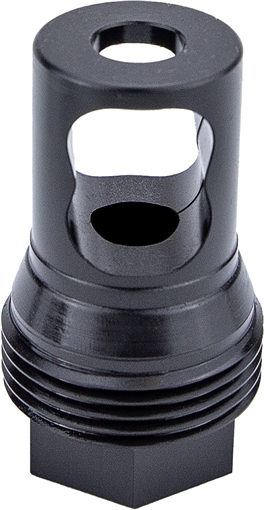 Picture of KGM R556A1, Suppressor, 556NATO/6MM, 4.85" Long, Inconel Hardened Stainless Steel Construction, 1/2x28 QD Flash Hider, C-Series Cerakote Finish, Black RS-R556A1-QD-BLK A-TMB-S-3