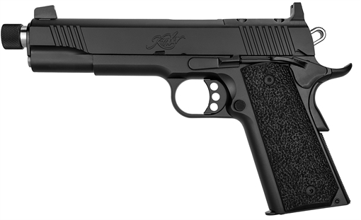 Picture of Kimber Mfg.,inc Custom LW OR TFS Full Size Frame 45 ACP 8+1 5.50" Black Black F/S Rubber Grip 3700810