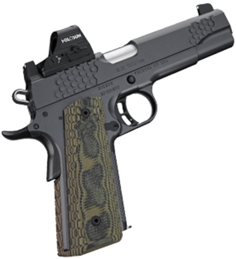 Picture of Kimber Mfg.,inc KHX Custom (OI) 9mm 9+1 5" Front Serrations Stainless Steel Slide Gray KimPro II G-10 Grip 3000434
