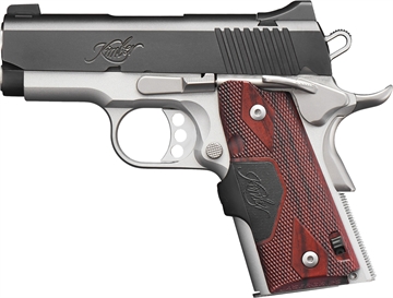 Picture of Kimber America Ultra Carry II Two-Tone, 1911, Semi-automatic, Compact, 9MM, 3" Barrel, Matte Finish, Silver Frame, Black Slide, Crimson Trace Laser Grips, Black Sights, 8 Rounds 3200392