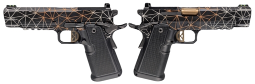 Picture of KIMBER 2K11 GALAXY O.R. 45ACP PISTOL 5", BLK,ORANGE, WHITE 3-13RD MAGS 3500050-GALAXY