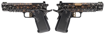 Picture of KIMBER 2K11 GALAXY O.R. 45ACP PISTOL 5", BLK,ORANGE, WHITE 3-13RD MAGS 3500050-GALAXY