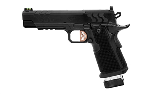 Picture of Kimber America 2K11, Semi-automatic, Single Action Only, Full Size, 9MM, 5" Barrel, DLC Finish, Black, Coyote PVD Trigger and Barrel, Aluminum Grips, Optics Ready, 20 Rounds, 3 Magazines 3500051