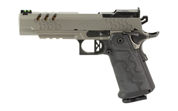 Picture of Kimber America 2K11 Stainless Target OR, Semi-automatic Pistol, Single Action Only, Full Size, 9MM, 5" Barrel, Stainless Steel Construction, Matte KimPro Finish, Granite, Carbon Fiber/Kevlar Grip Module, Optics Ready, 10 Rounds, 3 Magazines 3500061